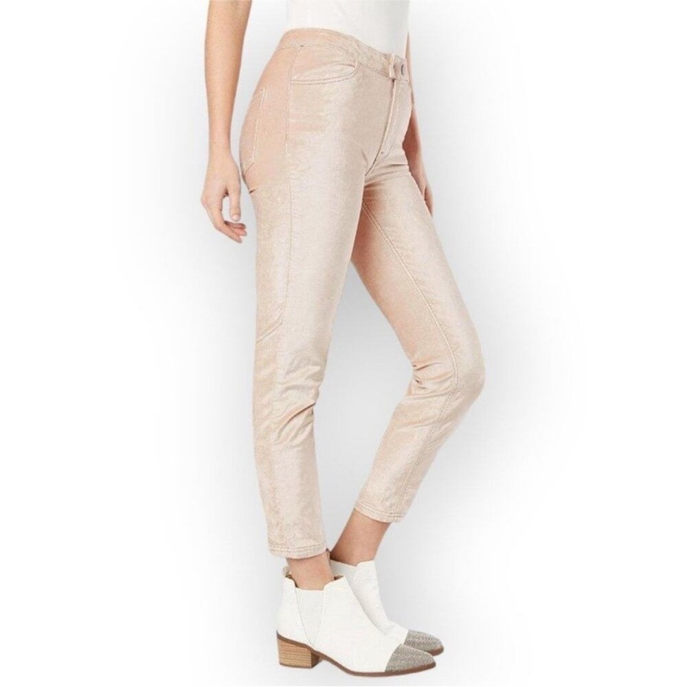 We‎ The Free Sweet Jane Velvet Skinny Fit Jean Pant Ivory Women's 31